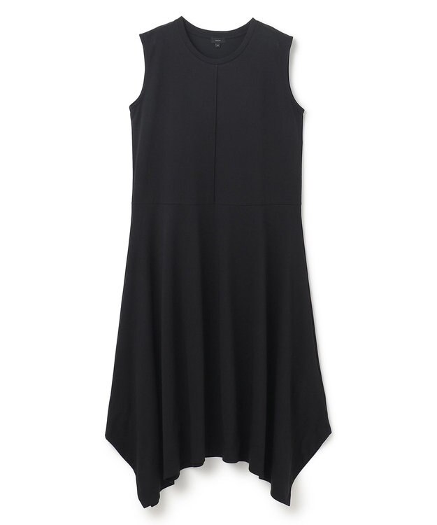 JOSEPH 【洗える】プレーティングジャージー　ドレス Black