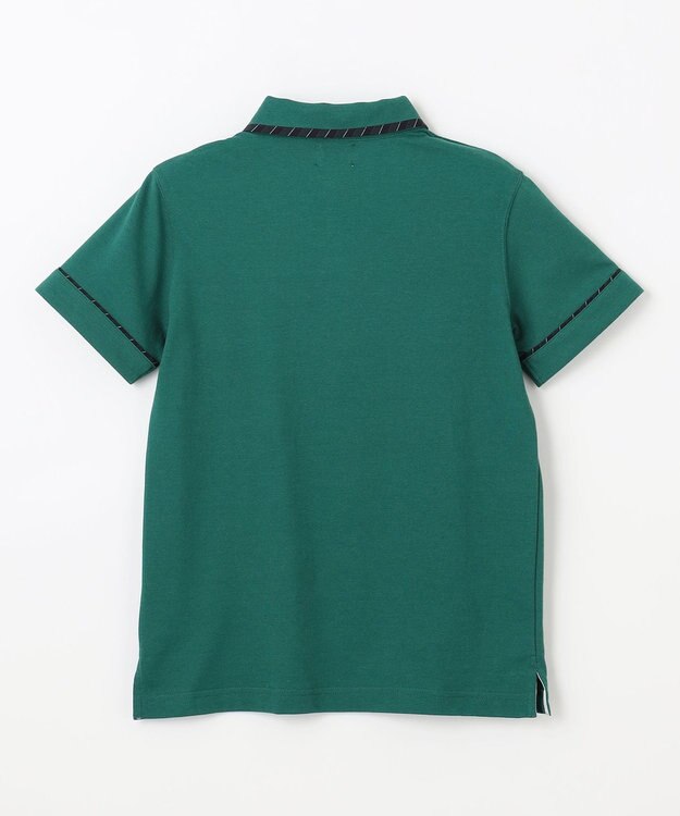 J.PRESS KIDS 【140-170cm】カノコ バックブル 半袖ポロシャツ グリーン系