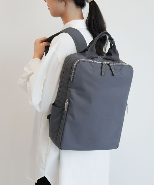 ACE BAGS & LUGGAGE 【洗える背面パッド付】 ace. フィッテムライト リュックサック A4/13.3インチ収納 20391 エース グレー