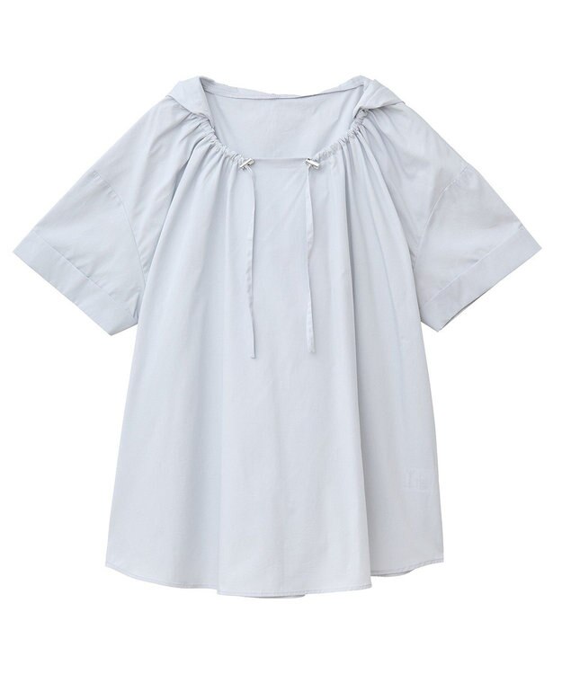 CRAFT STANDARD BOUTIQUE オーバーサイジングフード付きシャツ Light Gray