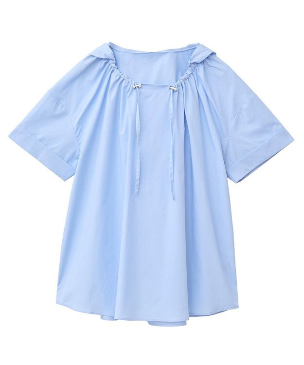 CRAFT STANDARD BOUTIQUE オーバーサイジングフード付きシャツ Light Blue