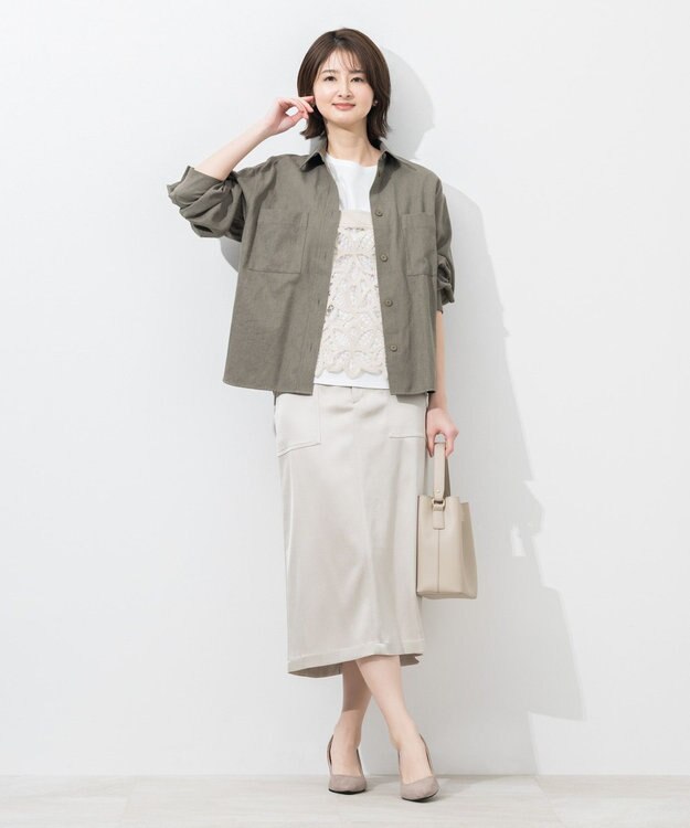 ONWARD Reuse Park 【23区】カットソー春夏 ベージュ