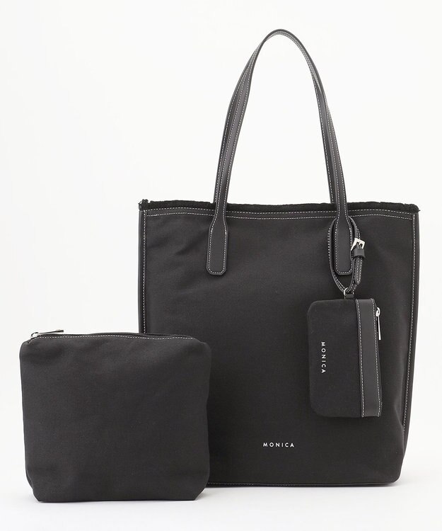 LA BAGAGERIE 【MONICA】A4フリンジキャンバストート ブラック