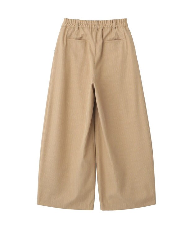 CRAFT STANDARD BOUTIQUE ストライプタックカーブパンツ Stripe Beige