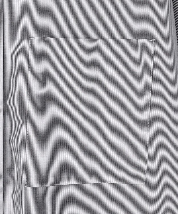 ICB 【先行予約】 クリーンブロード ポンチョシャツ ブラックストライプ