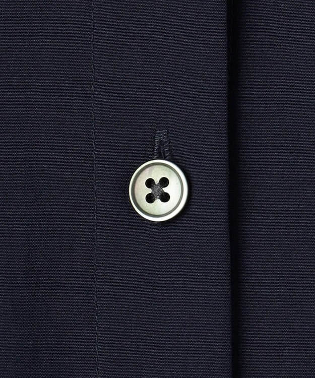 UNFILO 【WEB限定カラー】バックリボン イージーケアシャツ [WEB限定]ネイビー