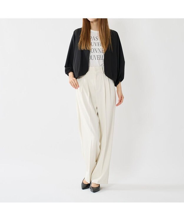 MODE ET JACOMO <MODE ET JACOMO>ポインテッドトゥプレーンパンプス ブラック