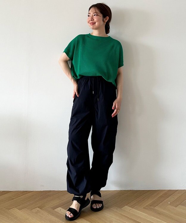 UNFILO 【接触冷感/UVケア/撥水】Light Move カーゴパンツ ネイビー