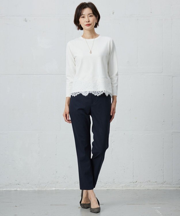 J.PRESS LADIES ヴィンテージオーバルリング ネックレス ゴールド系