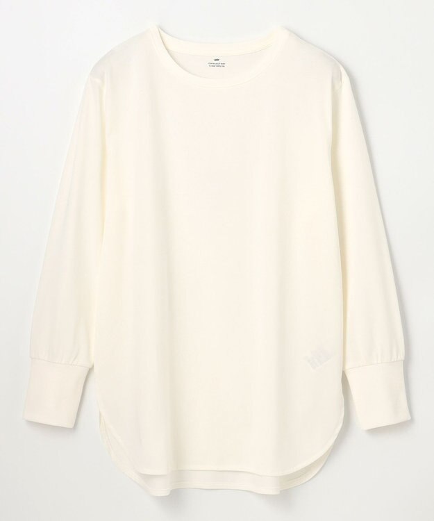 ANY L シャツテールロングスリーブＴシャツ オフ