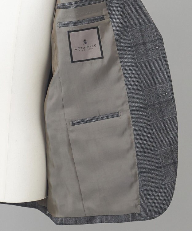 GOTAIRIKU 【TALLIA DI DELFINO】17MICRON スリーピーススーツ グレー系4