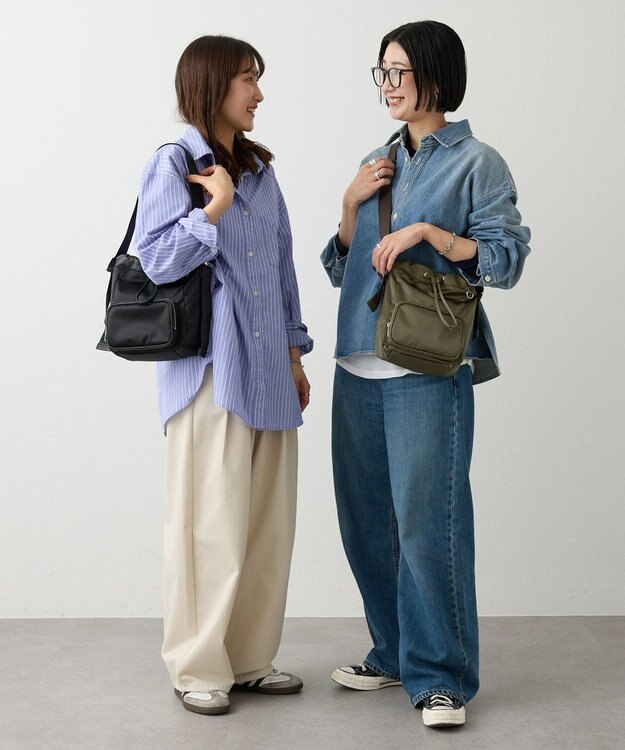 russet 《インフルエンサースタッフ企画》マルチショルダーバッグ(CE-1708) Black