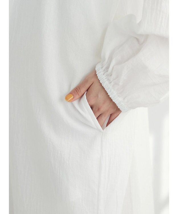 CRAFT STANDARD BOUTIQUE ジョーゼットワンピース Off White