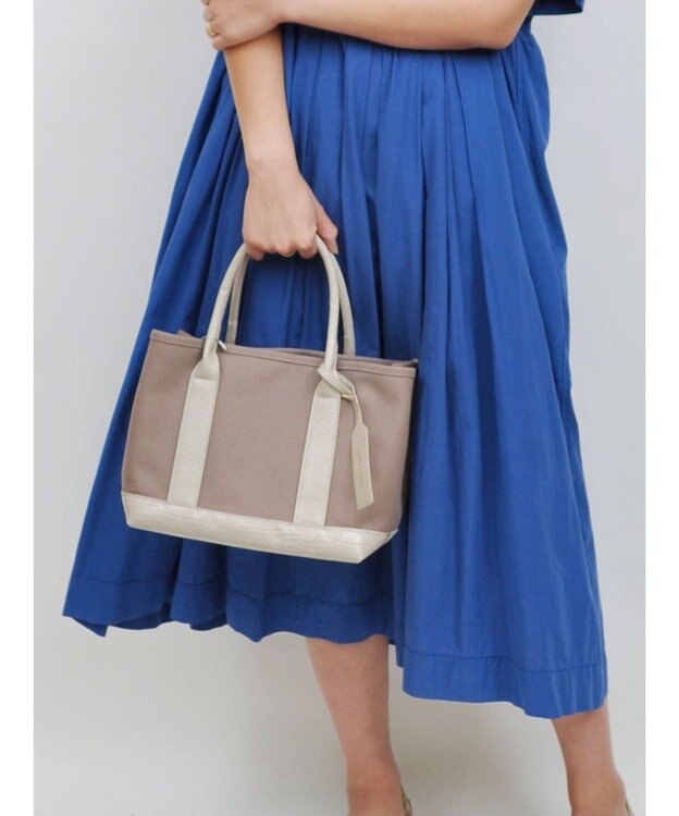 UNBILLION 【テレビ ドラマ着用アイテム】cachecache パーテーションキャンバスバッグ グレー