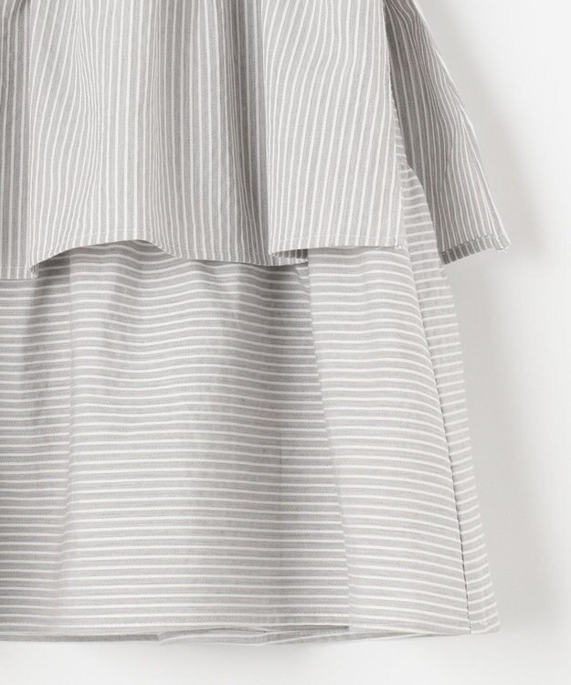 23区GOLF 【WOMEN】【23Fondation/WEB&一部店舗限定】ティアード スカート ライトグレー系2