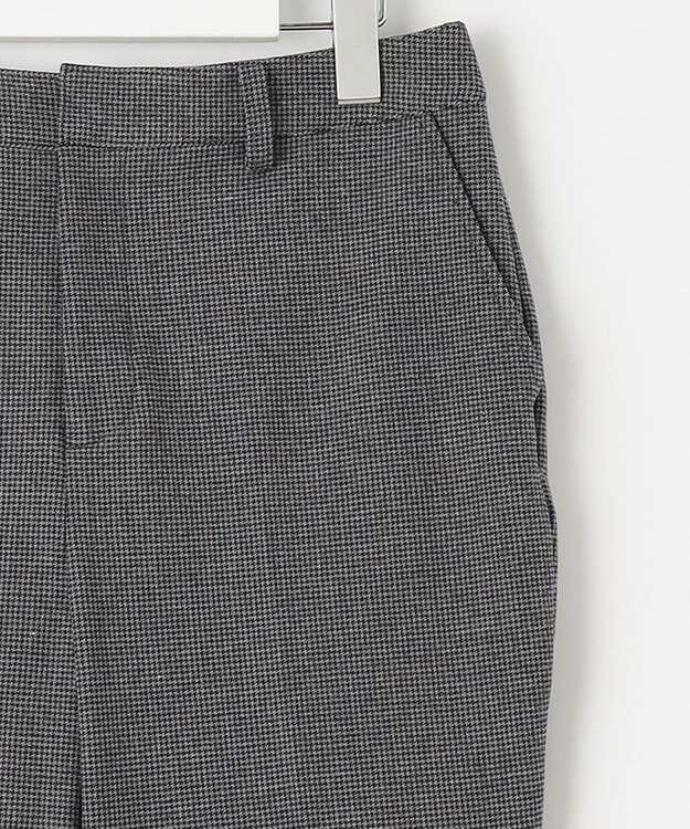 J.PRESS LADIES 【洗える】チェルビックチェック テーパード パンツ グレー系3