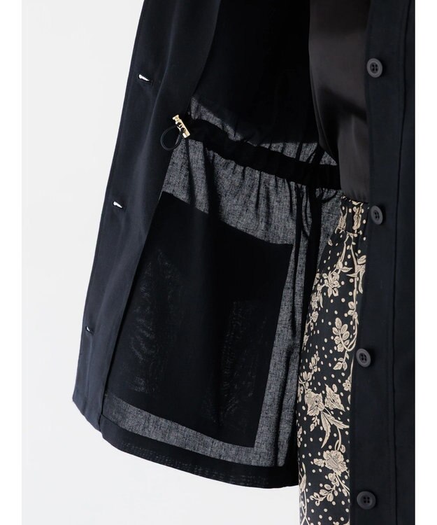 Te chichi ノーカラーサファリジャケット《2026 spring catalog item》 ネイビー