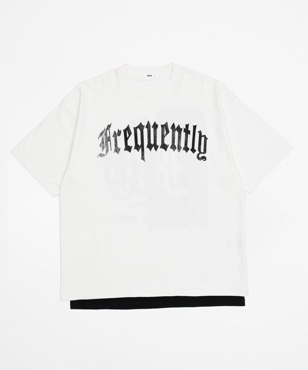 WEGO 【ユニセックス着用ITEM】アンサンブルグラフィックT（SS） ホワイト