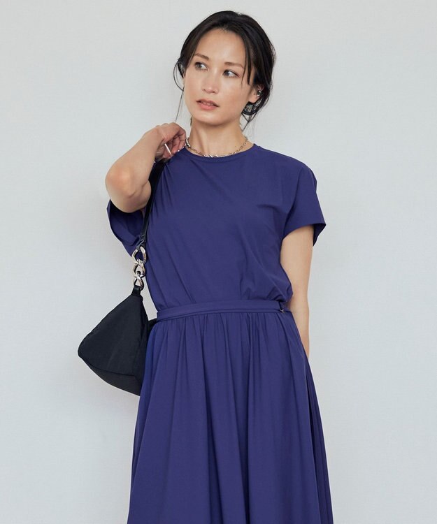 ICB 【接触冷感・UVカット・速乾・洗える】マットスキューバ 半袖プルオーバー ロイヤルブルー系