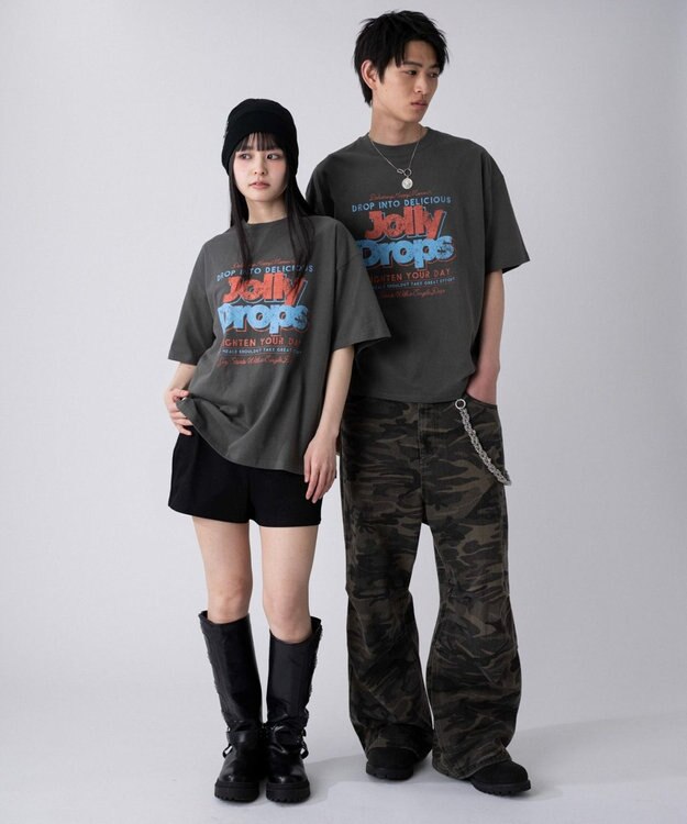 WEGO 【ユニセックス着用ITEM/SMLサイズ展開】アソートグラフィックBIG　T2（SS） 柄2