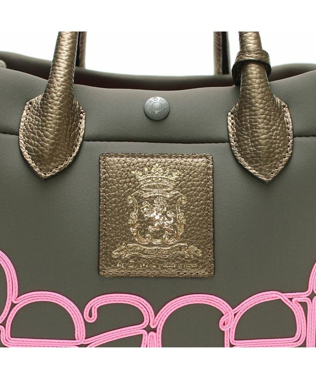 A.D.M.J. 【魔法の様に軽い】マジックライト/コード刺しゅうキューブトート21cm(Dカン付) LO/RO