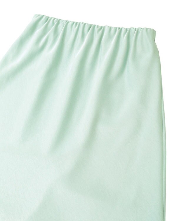 YECCA VECCA サテンフレアスカート Mint