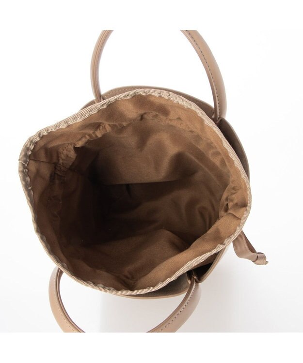 UNBILLION cachecache スカラップ2wayトートバッグ オーク