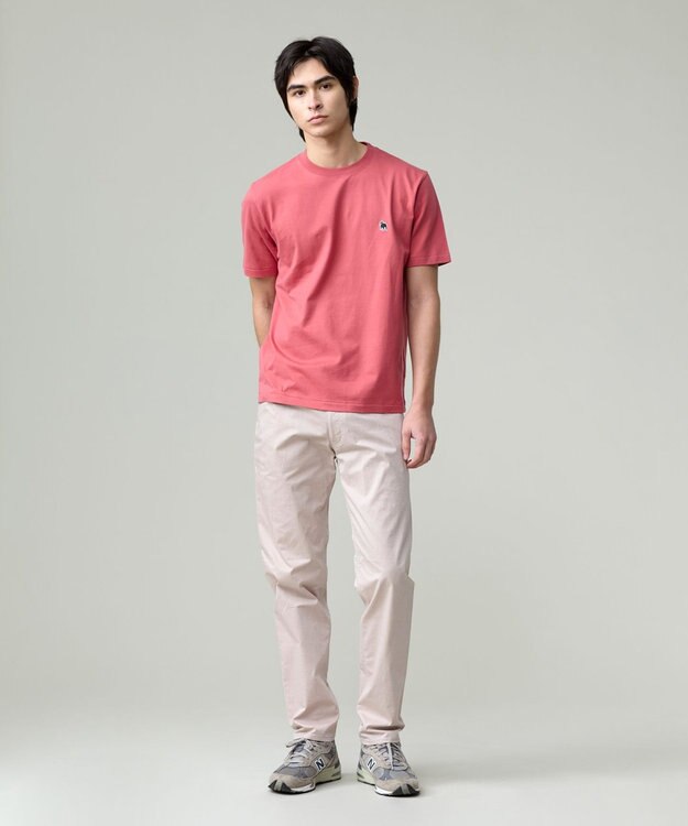 J.PRESS MEN UNISEXで着られるアイコニックな1着【WEB限定】バックブル Ｔシャツ オレンジ系