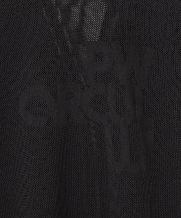 PW CIRCULUS 【WOMEN】ライン カーディガン ゴルフウェア レディース ブラック系