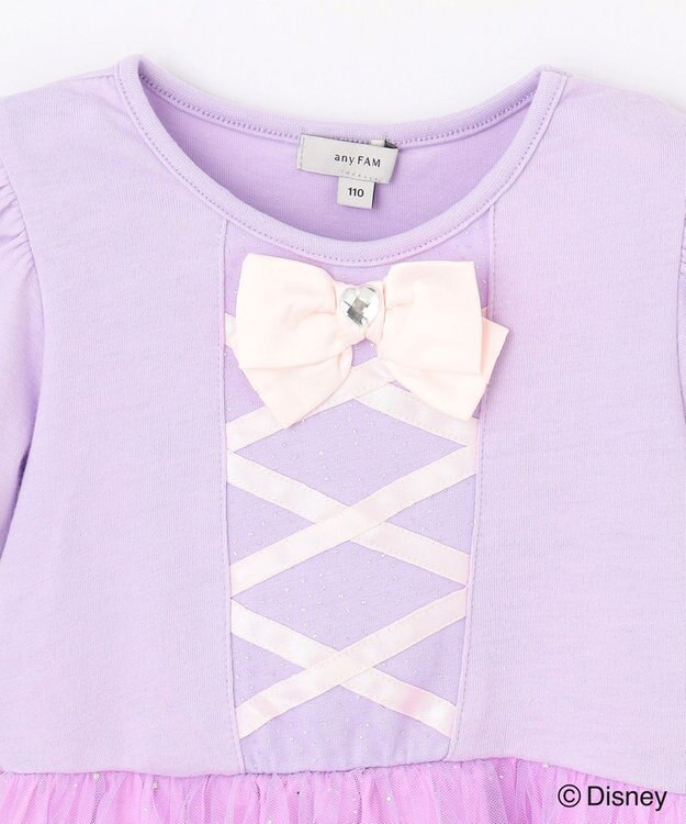 ANY KIDS 【ディズニープリンセス】ドレス風 ワンピース ラベンダー<ラプンツェル>