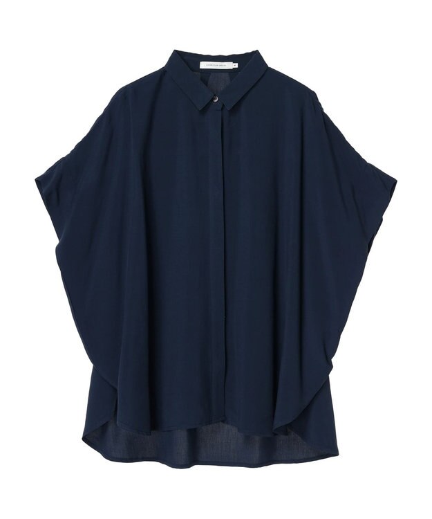 AMERICAN HOLIC サラックールフレンチスリーブシャツ Navy