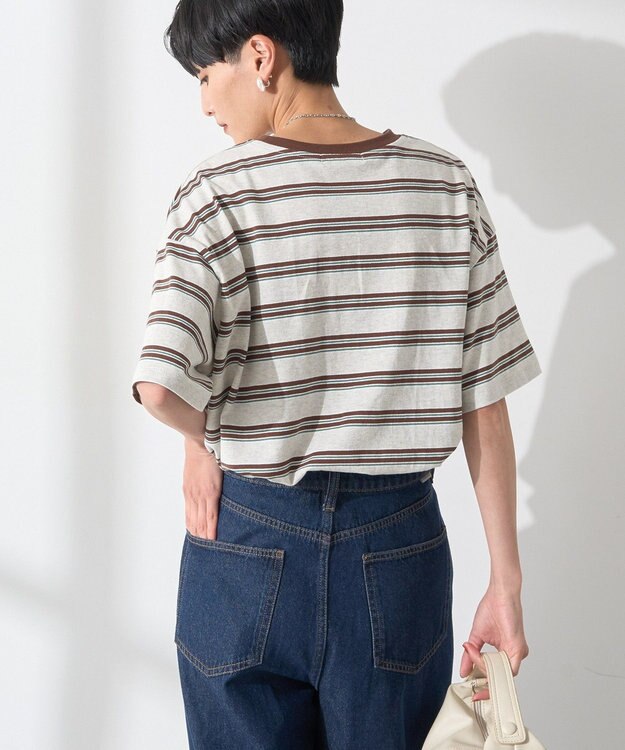 AMERICAN HOLIC レトロボーダープルオーバー Gray