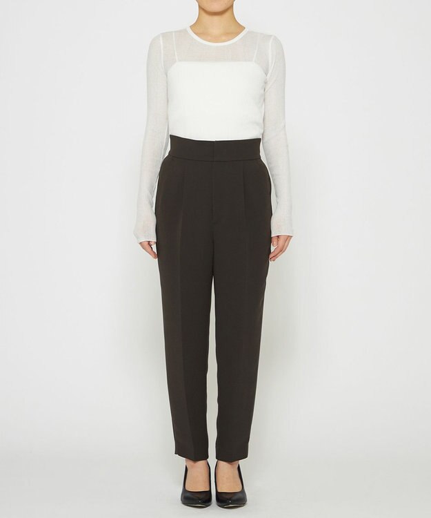 uncrave 【手洗い可】シアー ランダムリブ カットソー（uncrave STANDARD） オフ