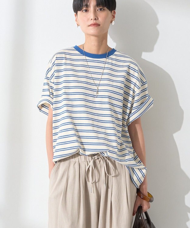 AMERICAN HOLIC レトロボーダープルオーバー Ivory