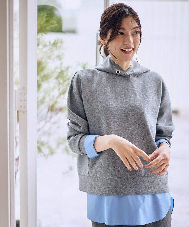 ANY シャツコンビレイヤードインナー [WEB限定]ブルー