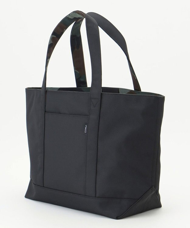 Y'SACCS ポリエステルキャンバス　リバーシブルトートバッグ ブラック