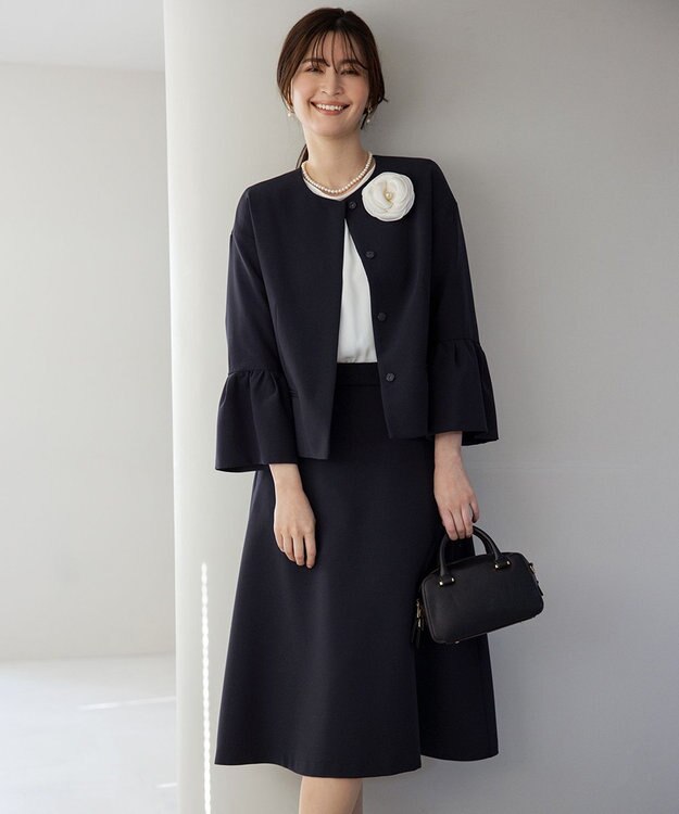 組曲 ドロップパールコサージュ アイボリー系