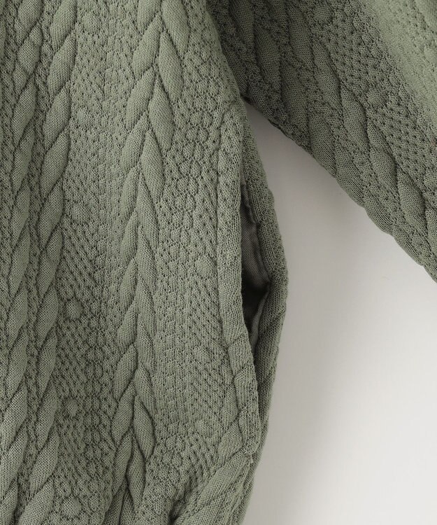 組曲 KIDS 【110-140cm】ホイップキルト ブルゾン カーキ系