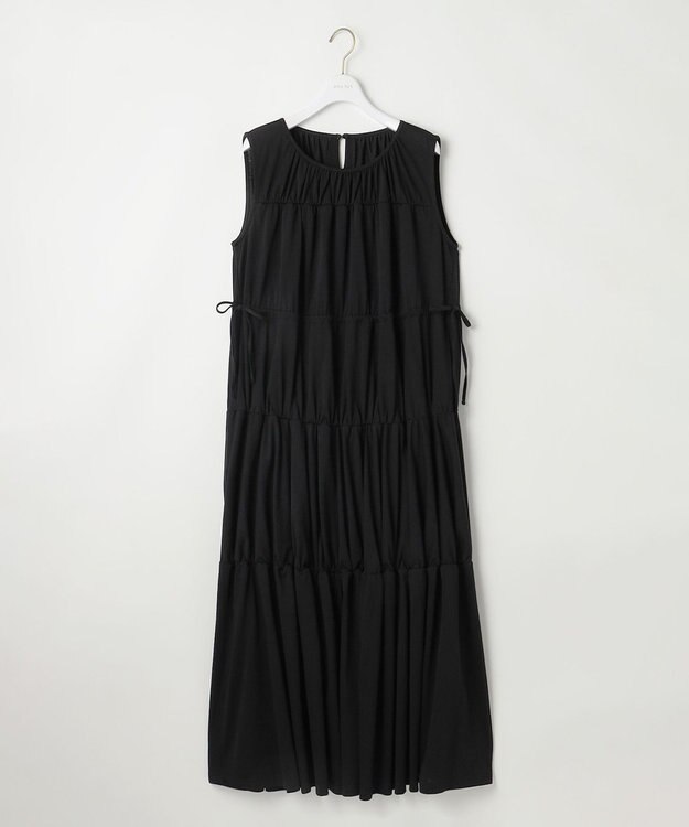 ANY SIS 【WEB・一部店舗限定】ティアード ワンピース ブラック