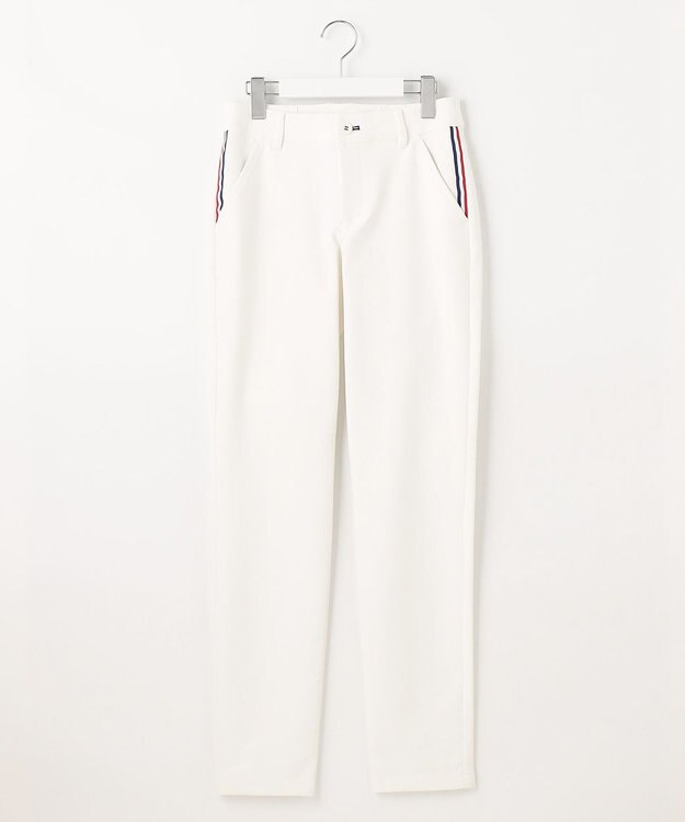23区GOLF 透けにくい白！【WOMEN】トリコットツイル  ベーシックパンツ ホワイト系