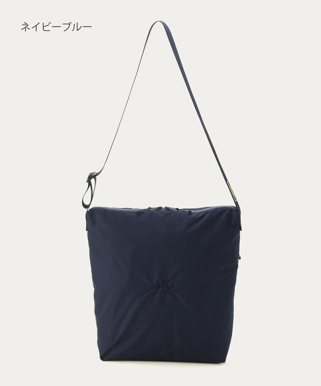 MOONBAT POLO RALPH LAUREN(ポロ ラルフローレン) PRL刺繍 ショルダー レインバッグ  無地 ディープブルー