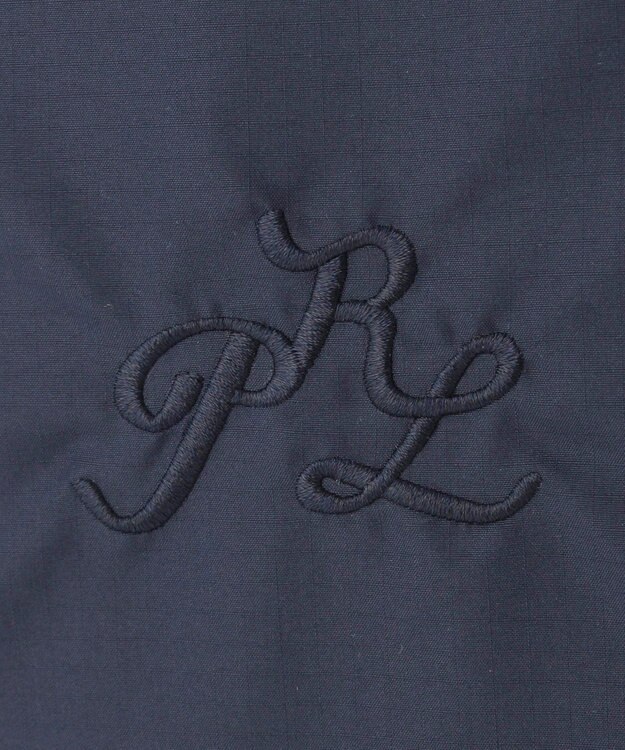 MOONBAT POLO RALPH LAUREN(ポロ ラルフローレン) PRL刺繍 ショルダー レインバッグ  無地 ディープブルー