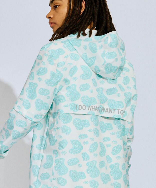 PW CIRCULUS 【撥水加工/ストレッチ】【MEN】アニマルドット2Wayブルゾン  ゴルフ ブルー系5