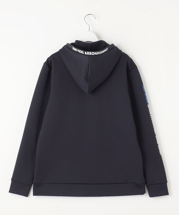 23区GOLF 【MEN】ストレッチ裏フリース フーディー ネイビー系