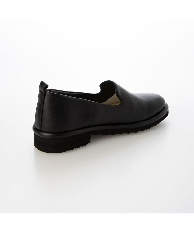 ing <ing>【サスティナブル】ボリュームソールスリッポンシューズ ブラック