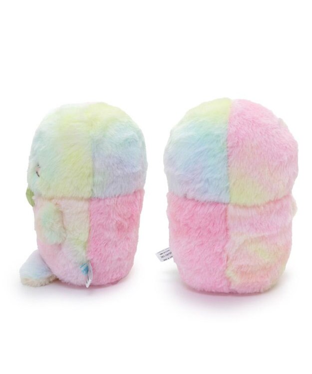 Mother garden しろたん 虹のふわふわ マスコット 19cm -