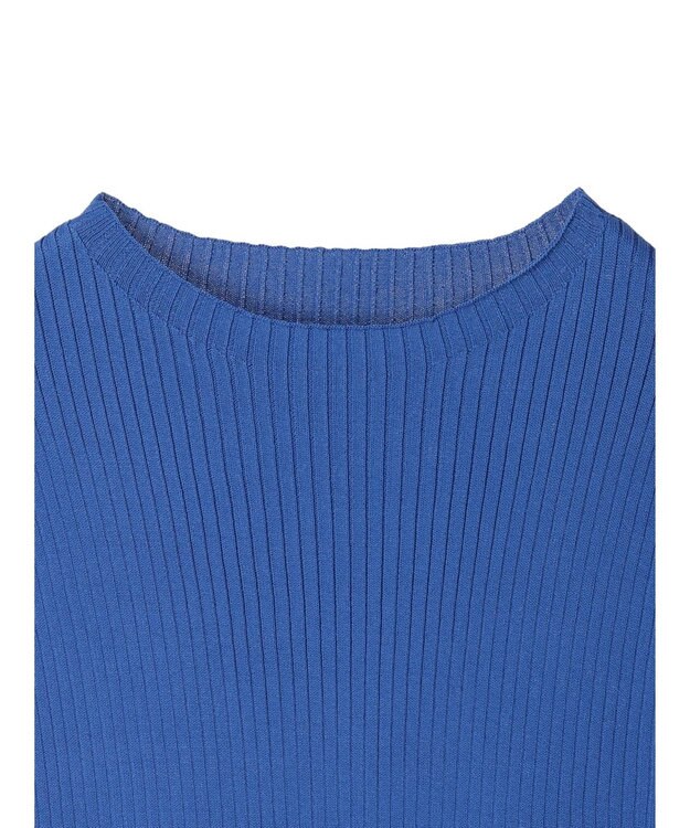 Green Parks ・Ｐｅｔｉｔ　Ｆｌｅｕｒ　フレンチスリーブリブニット Blue