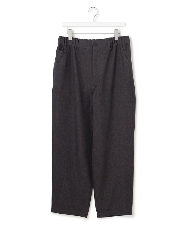 J.PRESS YORK STREET 【UNISEX】ポリエステルカルゼ ワイドペインターパンツ グレー系