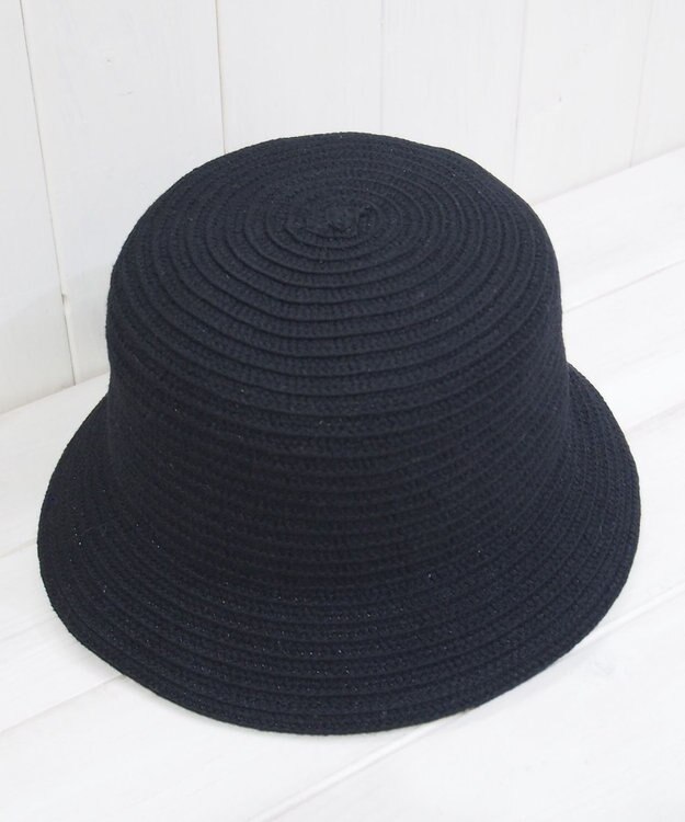 石田製帽 エコリウール　バケットハット ブラック