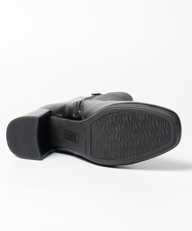 BONTRE 【BONTRE/ボントレ】スクエアショートブーツ ブラック